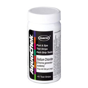 White Salt Test Strips